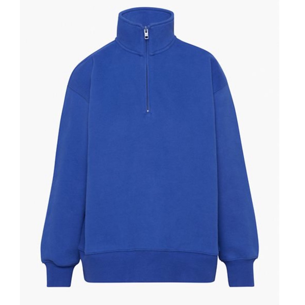 TNA cozy fleece boyfriend 1/4 zip sweatshirt